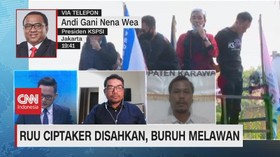 VIDEO: RUU Ciptaker Disahkan, Buruh Melawan