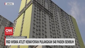VIDEO: RSD Wisma Atlet Kemayoran Pulangkan 548 Pasien Sembuh
