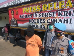 Berbaju Tahanan, Ini Pria Pembawa Ular yang Ancam Kadis PUPR KBB