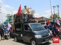 Buruh Semarang Demo di Pelabuhan Tanjung Mas, Lalin Lumpuh
