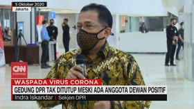 VIDEO: Anggota Dewan Positif Covid-19, Gedung DPR Tak Ditutup
