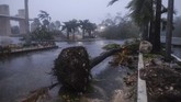 FOTO: Badai Delta Terjang Meksiko Badai delta diaporkan melesat ke arah Semenanjung Yucatan di Meksiko dengan kecepatan angin 120mph dan sampai di selatan kota Cancun pada Rabu (7/10).