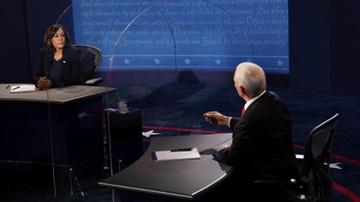 Reaksi Seleb Hollywood Usai Debat Kamala Harris-Mike Pence