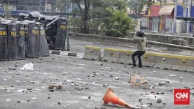 Titik Jalan di Jakarta yang Masih Ditutup Imbas Demo Ciptaker