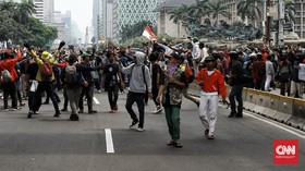 Admin Medsos Ditangkap, Polisi Klaim Pelajar Demo Berkurang
