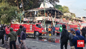 Demo di Yogyakarta, Sebuah Warung Makan Terbakar