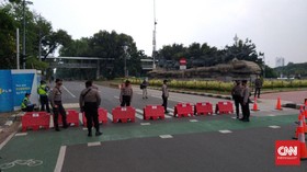 Polda Metro Tutup Jalan ke Istana Antisipasi Demo Mahasiswa