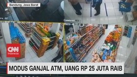 VIDEO: Modus Ganjal ATM, Uang Rp.25 Juta Raib