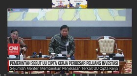VIDEO: Pemerintah Sebut UU Cipta Kerja Buka Peluang Investasi