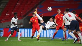 FOTO: Pemain Pelapis Inggris Menang 3-0 atas Wales