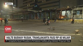 VIDEO: Halte Busway Rusak, Transjakarta Rugi Rp45 Miliar