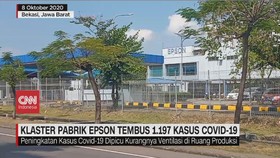 VIDEO: Klaster Pabrik Epson Tembus 1197 Kasus Covid-19