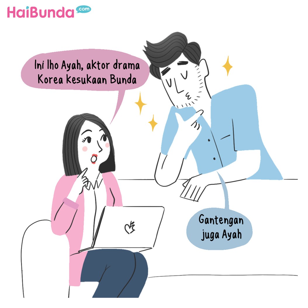 Komik Bunda Demam Drakor