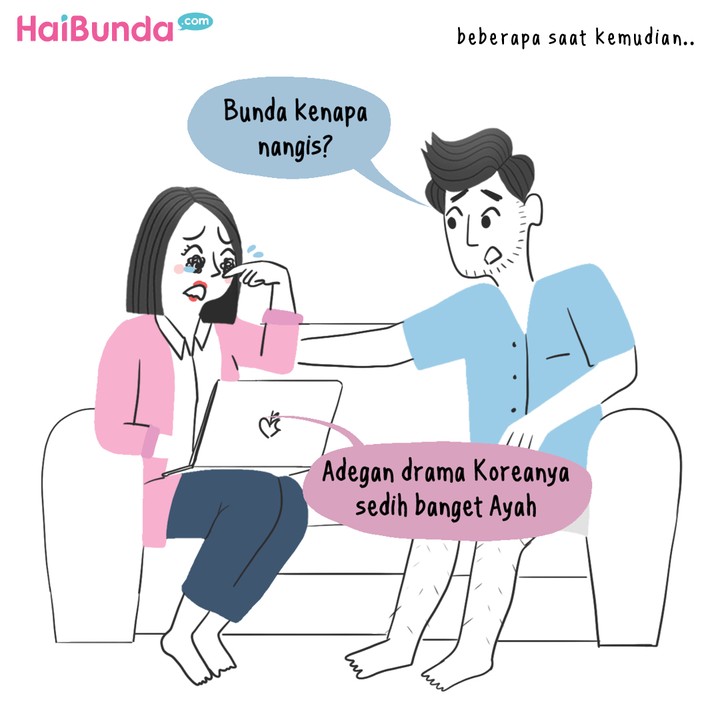 Komik Bunda Demam Drakor
