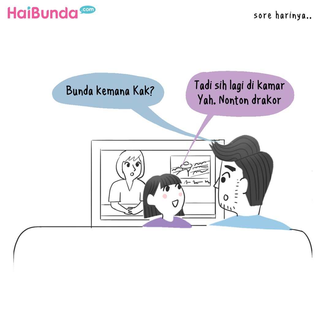 Komik Bunda Demam Drakor