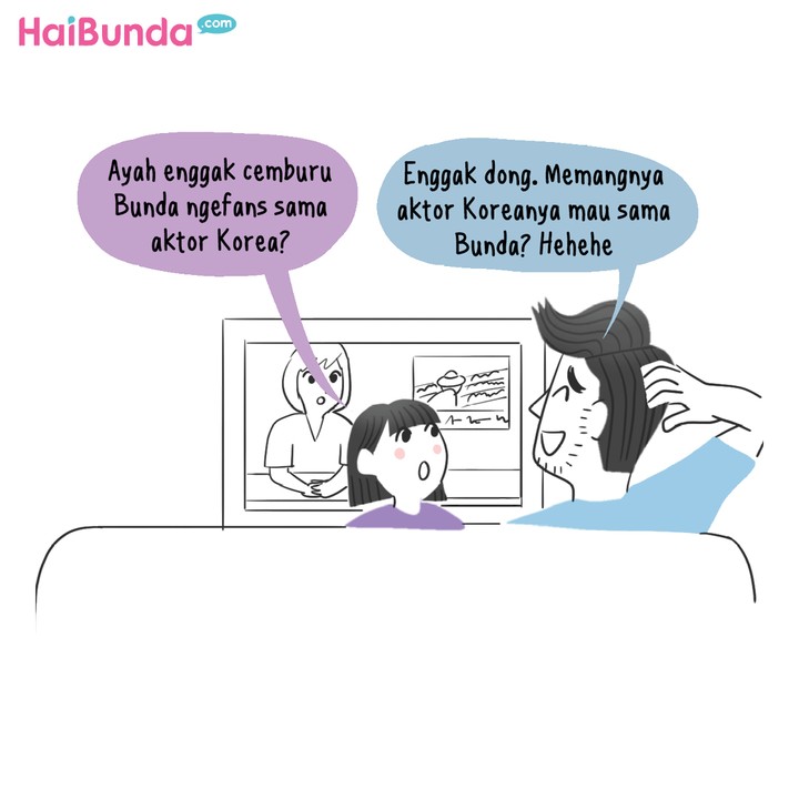 Komik Bunda Demam Drakor