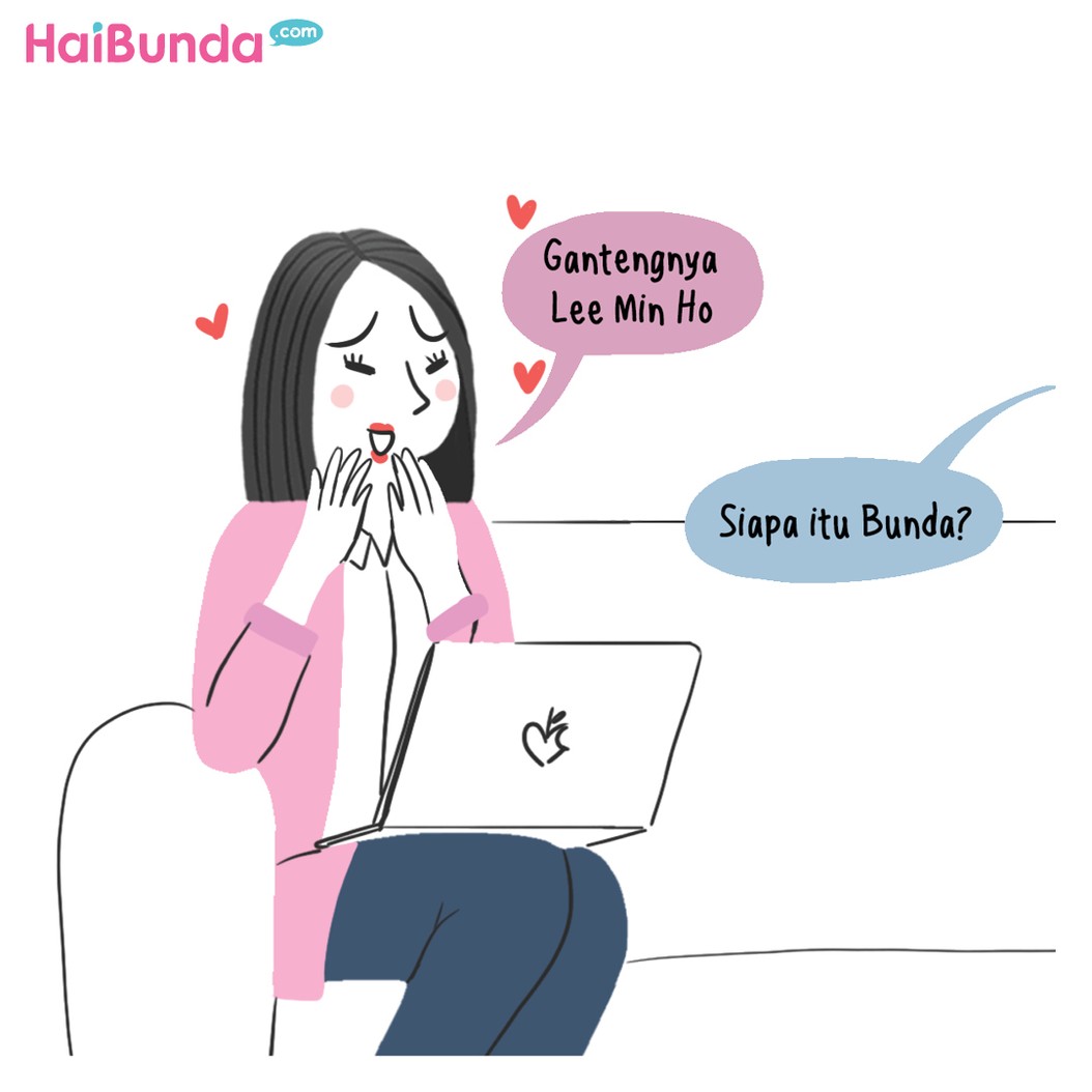 Komik Bunda Demam Drakor
