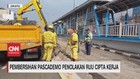 VIDEO: Pembersihan Pasca-Demo Penolakan RUU Cipta Kerja