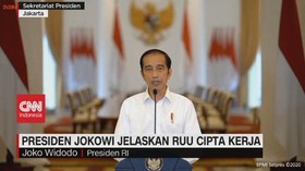 VIDEO: Presiden Jokowi Jelaskan RUU Cipta Kerja