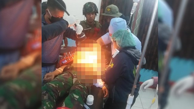 Seorang anggota TGPF Intan Jaya dan seorang prajurit TNI yang ditembak menjalani perawatan di RS Sugapa.