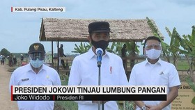 VIDEO: Presiden Jokowi Tinjau Lumbung Pangan di Kalteng