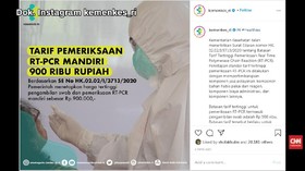 VIDEO: Kemenkes Terbitkan Surat Edaran Tarif Atas RT-PCR