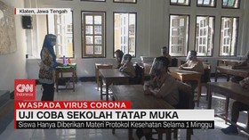 VIDEO: Uji Coba Sekolah Tatap Muka di Klaten