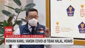 VIDEO: Ridwan Kamil: Vaksin Covid-19 Tidak Halal, Hoaks