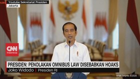 VIDEO: Presiden: Penolakan Omnibus Law Disebabkan Hoaks