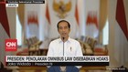 VIDEO: Presiden: Penolakan Omnibus Law Disebabkan Hoaks