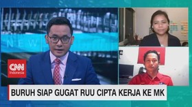 VIDEO: Buruh Siap Gugat RUU Cipta Kerja ke MK