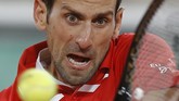 FOTO: Djokovic vs Nadal di Final Prancis Terbuka Novak Djokovic akan menghadapi Rafael Nadal di final Prancis Terbuka 2020. Berikut foto-foto perjuangan keduanya ke final.