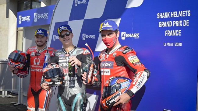 FOTO: Ducati Kepung Quartararo di Kualifikasi MotoGP Prancis