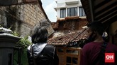 FOTO: Banjir Picu Tanah Longsor di Jagakarsa Banjir dan longsor melanda ratusan rumah di Jalan Damai RT 04/RW 02, Kelurahan Ciganjur, Jagakarsa, Jakarta Selatan pada Sabtu (10/10).