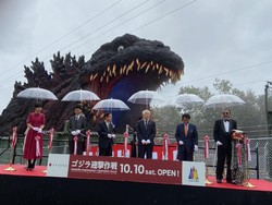 Museum Godzilla di Jepang Resmi Dibuka, Kepala Patungnya Setinggi 121 Meter