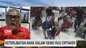 VIDEO: Keterlibatan Anak Dalam Demo RUU Ciptaker
