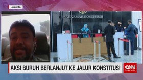 VIDEO: Aksi Buruh Berlanjut ke Jalur Konstitusi