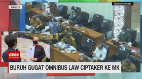 VIDEO: Buruh Layangkan Gugatan Omnibus Law Cipta Kerja