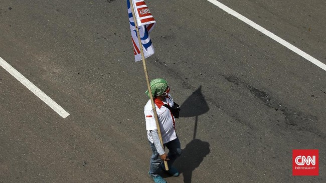 Demo memperingati Hari Buruh 1 Mei 2021 akan dipusatkan di tiga titik yakni Patung Kuda, Kantor ILO dan Gedung Mahkamah Konstitusi.