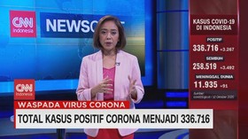 VIDEO: Kasus Positif Corona Bertambah Menjadi 336.716