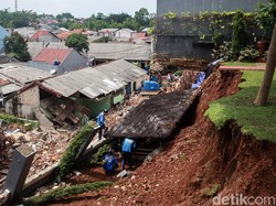 DKI Catat 57 Kejadian Tanah Longsor Sepanjang 2017-2022, Terbanyak di Jaksel