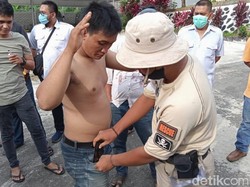 3 Pria Bawa Alkohol Mau Ikut Demo Omnibus Law di DPRD Kaltim Diciduk