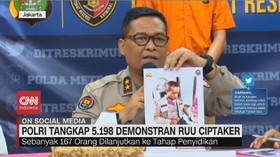 VIDEO: Polri Tangkap 5.198 Demonstran RUU Ciptaker