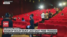 VIDEO: PSBB Transisi Jakarta, Bioskop Boleh Buka Kembali