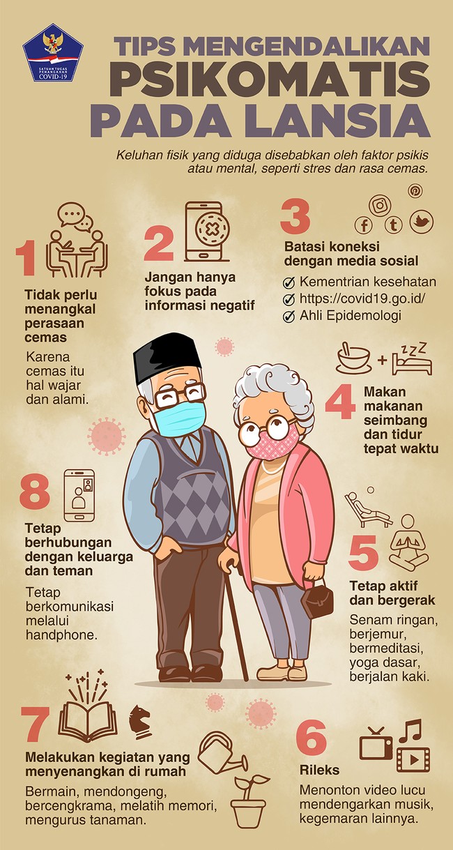 Ada beberapa cara yang bisa dilakukan orang tua untuk mengatasi kecemasan akibat psikosomatis.