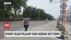 VIDEO: Aparat Kejar Pelajar yang Hendak Ikut Demo