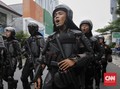 Brimob Nyanyi Lagu 'Terpesona' Usai Bubarkan Massa Aksi