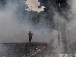 Suasana di Patung Kuda Jakpus Normal, Lalin Kembali Dibuka