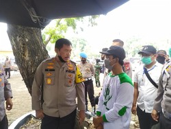 Ditahan, Pemuda Berbaju FPI Bawa Katapel Saat Demo Omnibus Law
