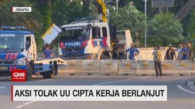 VIDEO: Polisi Antisipasi Demo Lanjutan Tolak UU Cipta Kerja